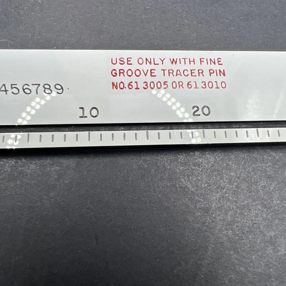 K&E Keuffel & Esser Leroy 61 0250-80C Lettering Template (Pen 000)
